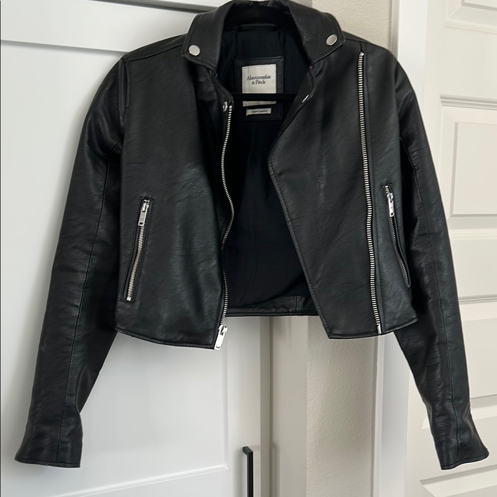 Abercrombie & Fitch Vegan Leather Jacket